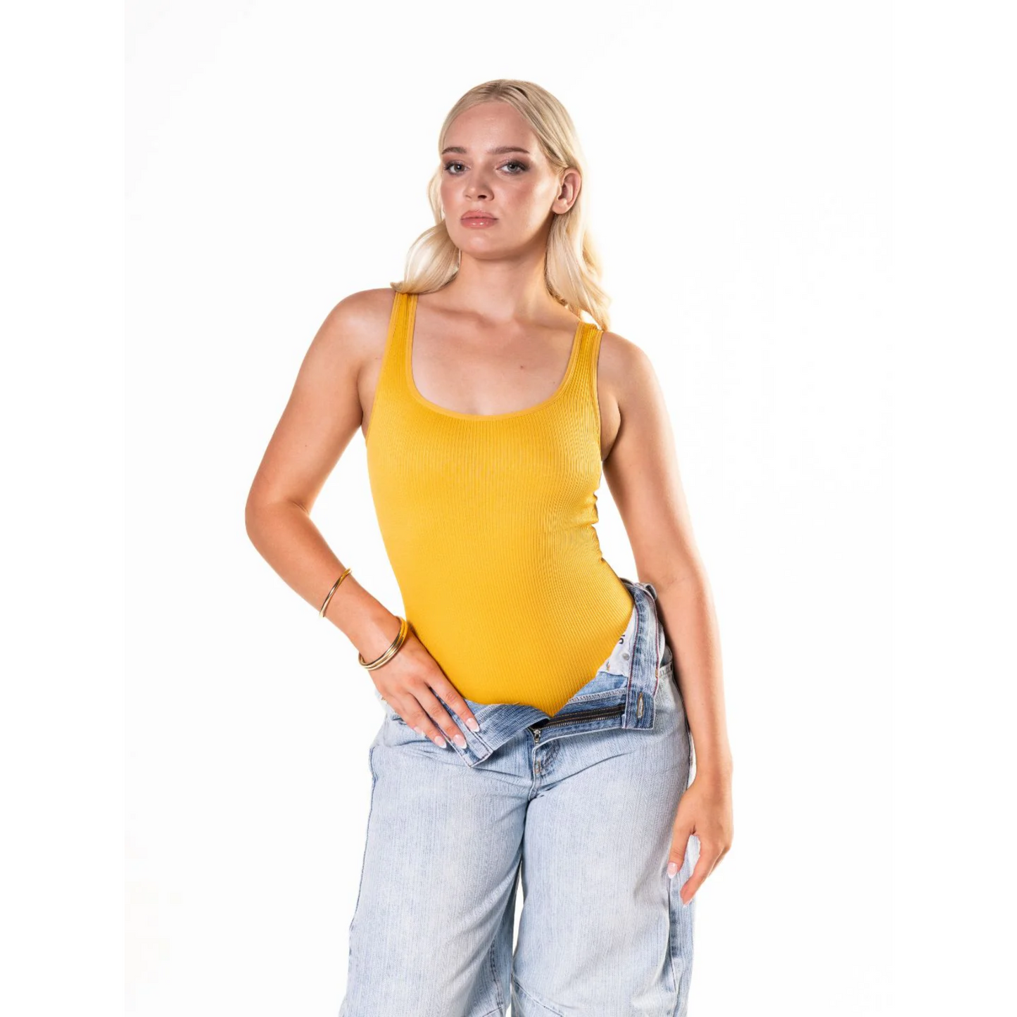 GERIBBELDE SHAPEWEAR BODYSUIT