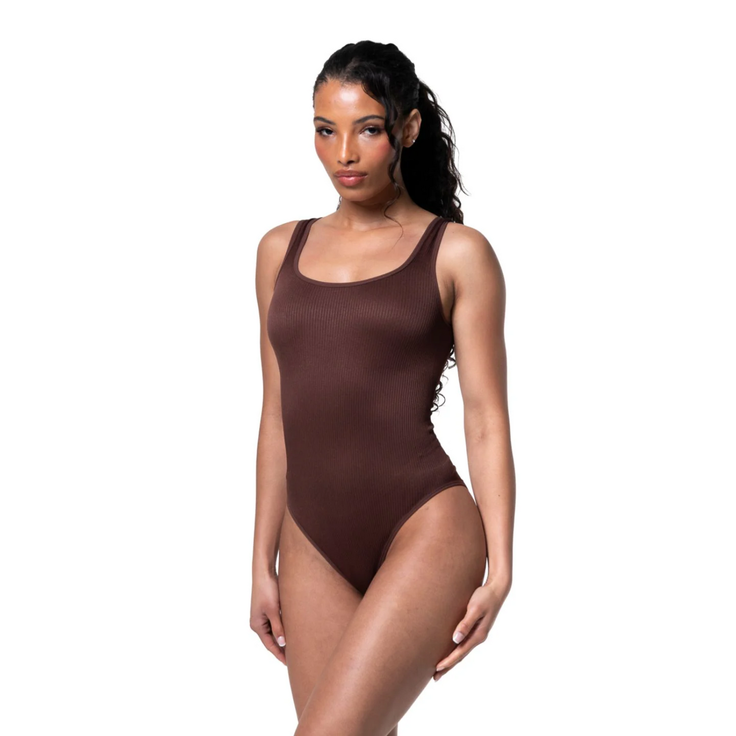 GERIBBELDE SHAPEWEAR BODYSUIT