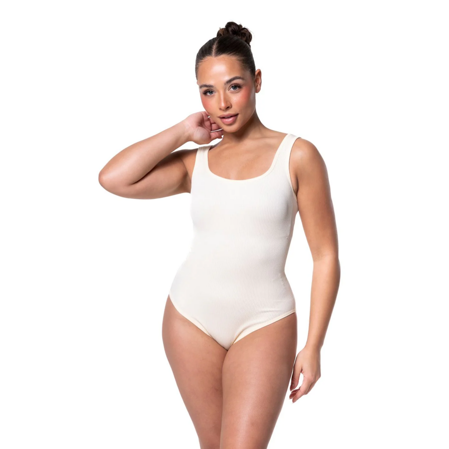 GERIBBELDE SHAPEWEAR BODYSUIT