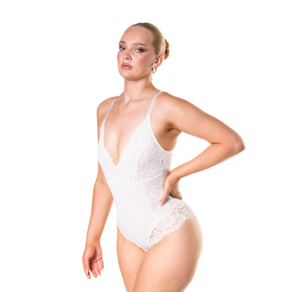 LACED SHAPEWEAR BODYSUIT