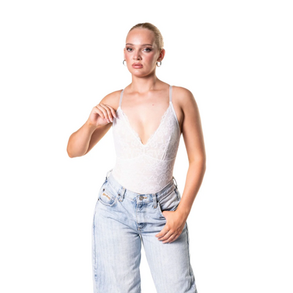 LACED SHAPEWEAR BODYSUIT