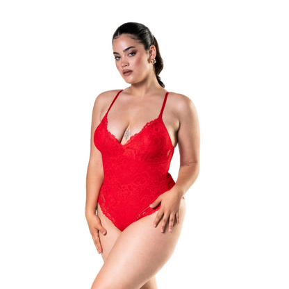 LACED SHAPEWEAR BODYSUIT