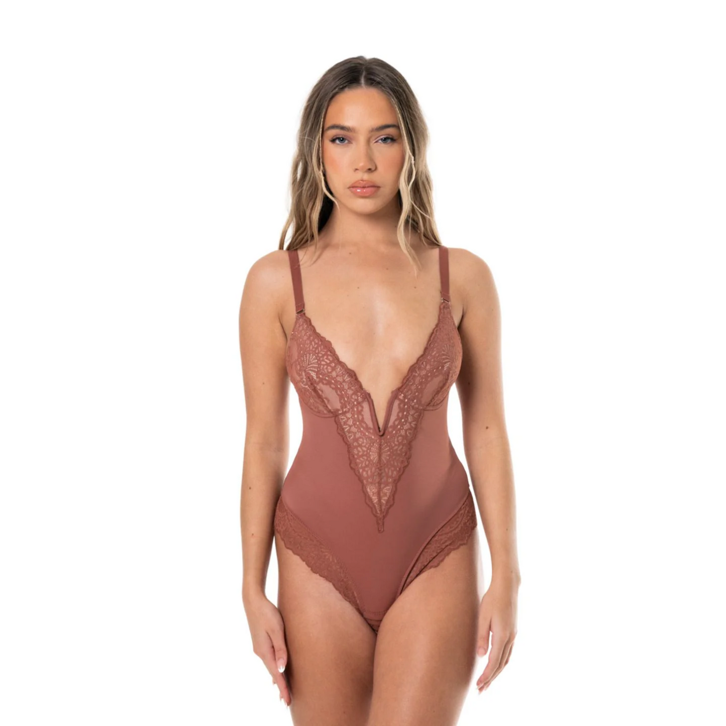 V-HALS BODYSUIT