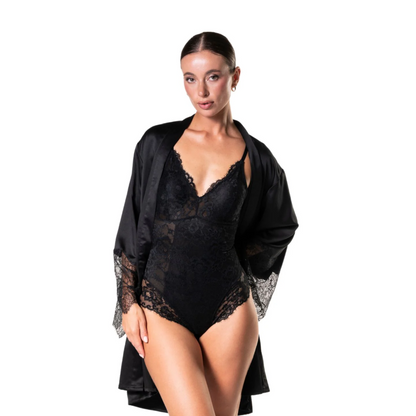 LACED SHAPEWEAR BODYSUIT